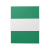Flagge Nigerias Notizblock (Rotiert)