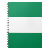 Flagge Nigerias Notizblock (Vorderseite)