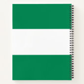 Flagge Nigerias Notizblock (Rückseite)