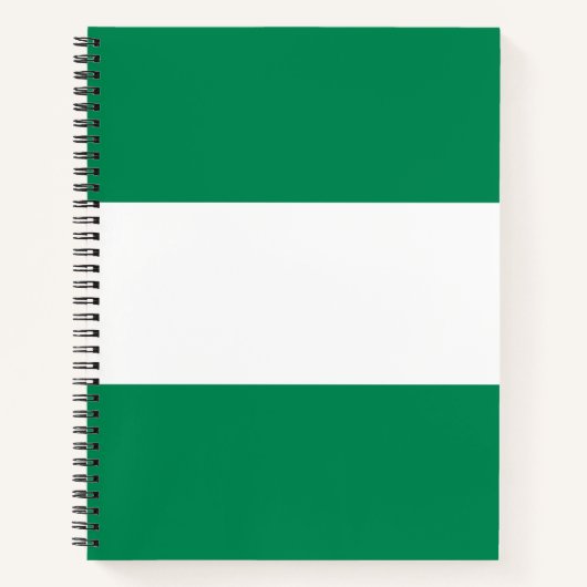 Flagge Nigerias Notizblock (Vorderseite)