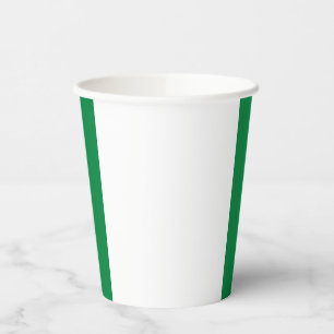 Flagge Nigerias Pappbecher