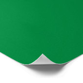 Flagge Nigerias Poster (Ecke)