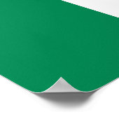 Flagge Nigerias Poster (Ecke)