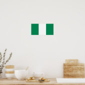 Flagge Nigerias Poster (Küche)