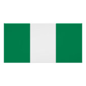 Flagge Nigerias Poster (Vorderseite)