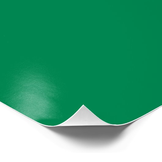 Flagge Nigerias Poster (Ecke)