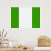 Flagge Nigerias Poster (Küche)