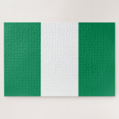 Flagge Nigerias Puzzle (Horizontal)