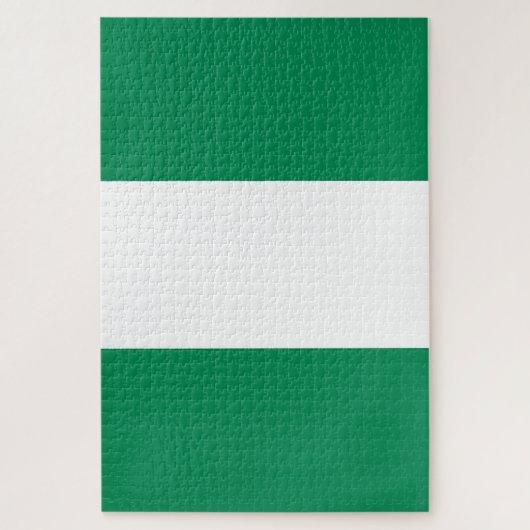 Flagge Nigerias Puzzle (Vertikal)