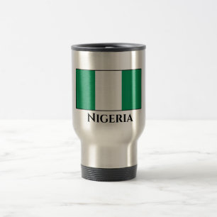 Flagge Nigerias Reisebecher