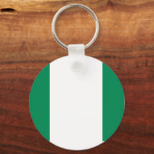 Flagge Nigerias Schlüsselanhänger (Vorderseite)