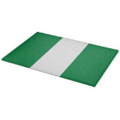 Flagge Nigerias Schneidebrett (Ecke)