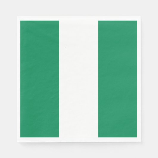 Flagge Nigerias Serviette (Vorderseite)