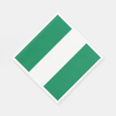 Flagge Nigerias Serviette (Ecke)