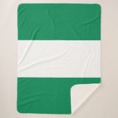 Flagge Nigerias Sherpadecke (Vorderseite)