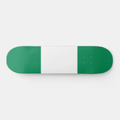 Flagge Nigerias Skateboard (Horizontal)