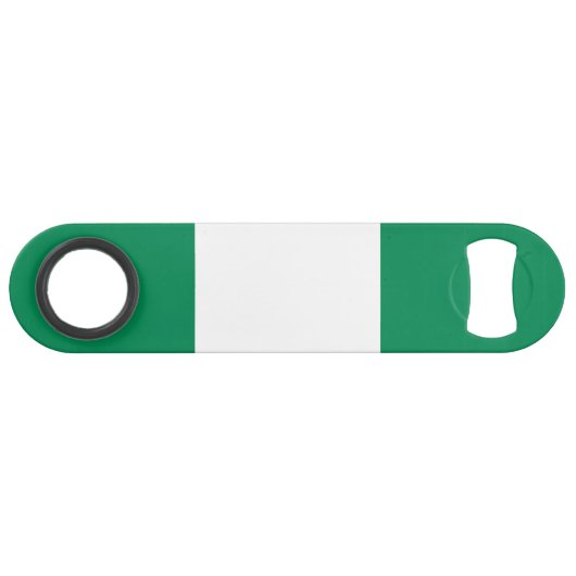 Flagge Nigerias Speed Flaschenöffner (Vorderseite (Horizontal))