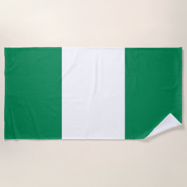 Flagge Nigerias Strandtuch