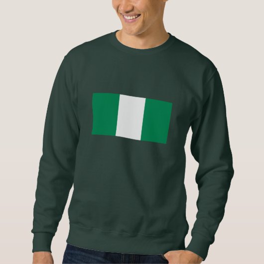 Flagge Nigerias Sweatshirt (Vorderseite)