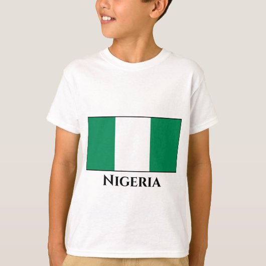Flagge Nigerias T-Shirt (Vorderseite)