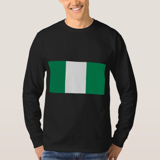 Flagge Nigerias T-Shirt (Vorderseite)