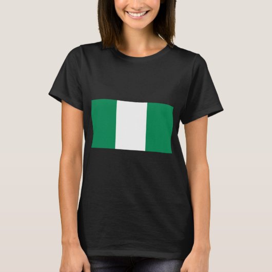 Flagge Nigerias T-Shirt (Vorderseite)