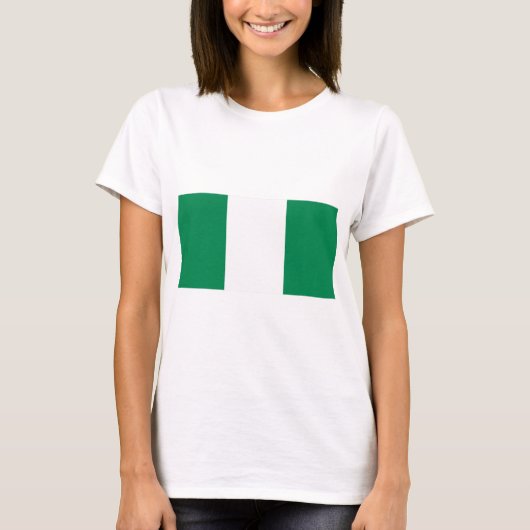 Flagge Nigerias T-Shirt (Vorderseite)