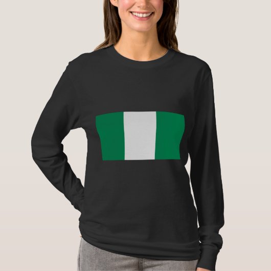 Flagge Nigerias T-Shirt (Vorderseite)
