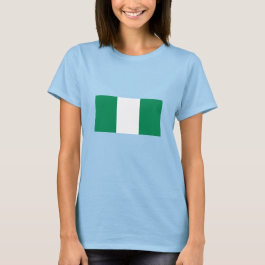 Flagge Nigerias T-Shirt (Vorderseite)