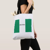 Flagge Nigerias Tasche (Von Nahem)