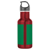 Flagge Nigerias Trinkflasche (Rückseite)