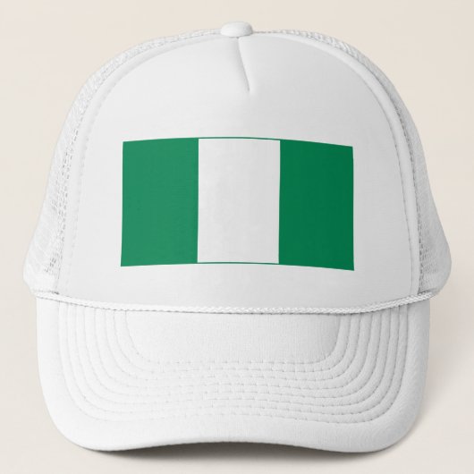 Flagge Nigerias Truckerkappe (Vorderseite)