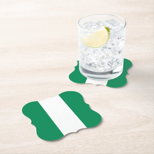 Flagge Nigerias Untersetzer (Vor Ort)