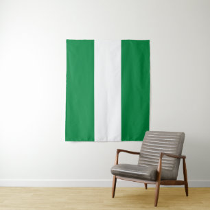 Flagge Nigerias Wandteppich
