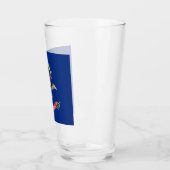 Flagge Nord-Dakota Glas (Links)