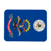 Flagge Nord-Dakota Magnet (Horizontal)