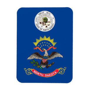 Flagge Nord-Dakota Magnet