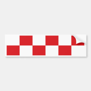 Flagge Nordbrabant Autoaufkleber