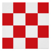 Flagge Nordbrabant Poster (Vorderseite)