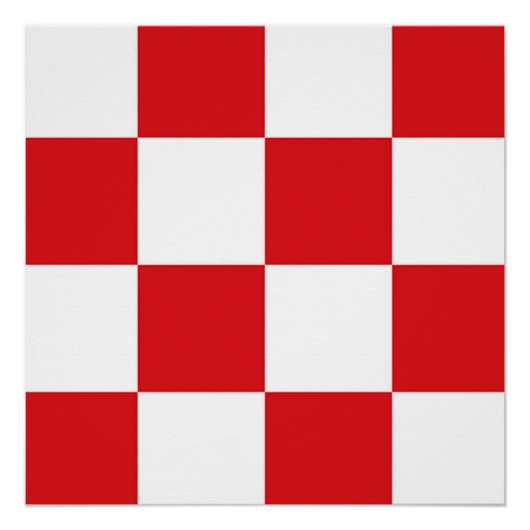 Flagge Nordbrabant Poster (Vorderseite)