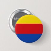 Flagge Nordhollands Button (Vorne & Hinten)