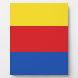 Flagge Nordhollands Fotoplatte