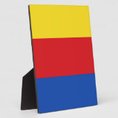 Flagge Nordhollands Fotoplatte (Seite)