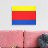 Flagge Nordhollands Leinwanddruck (Insitu (Wohnzimmer))