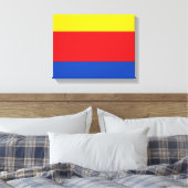 Flagge Nordhollands Leinwanddruck (Insitu (Schlafzimmer))