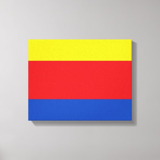 Flagge Nordhollands Leinwanddruck (Vorderseite)