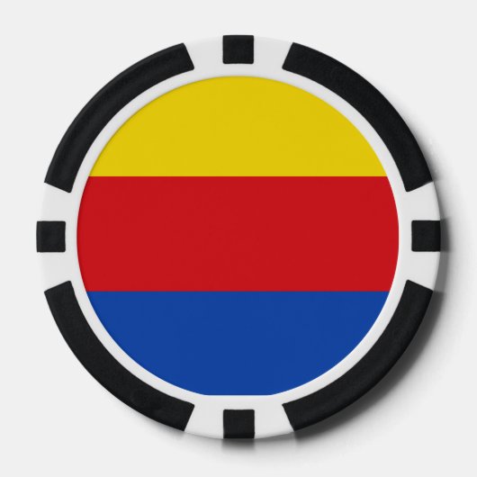 Flagge Nordhollands Pokerchips (Vorderseite)