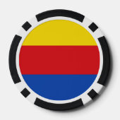 Flagge Nordhollands Pokerchips (Rückseite)