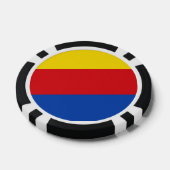 Flagge Nordhollands Pokerchips (Einzeln)
