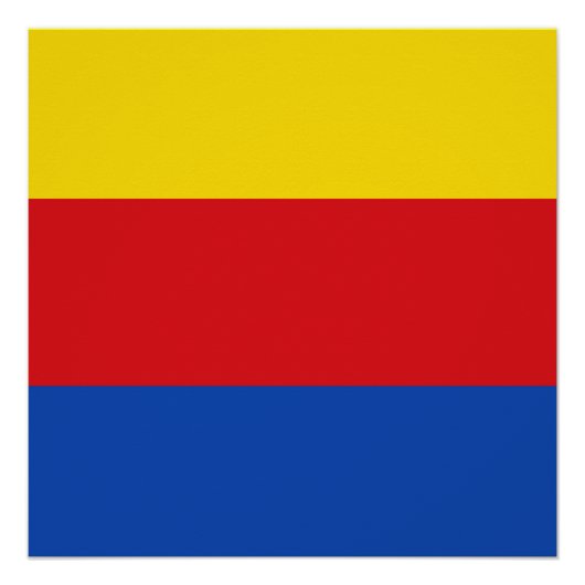 Flagge Nordhollands Poster (Vorderseite)